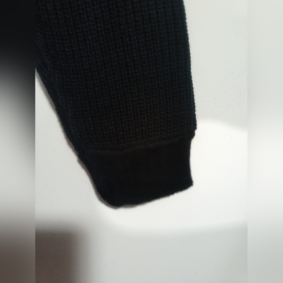 New Black Knitted Sweater / Size 2X - Picture 4 of 9